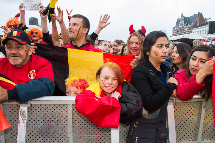 Sfeerbeelden Frankrijk-Belgie @ Huyndai Fan Park Antwerpen, picture 19, photographed by Marc Verdonck - FrontView Magazine