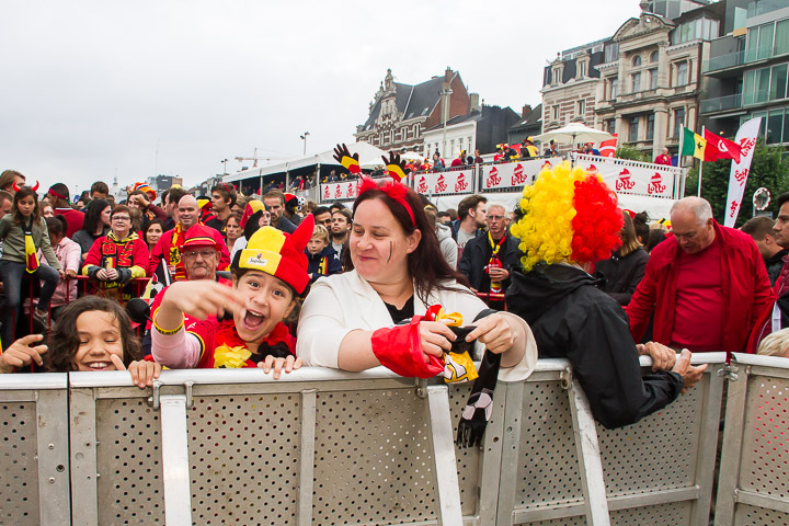 Sfeerbeelden Frankrijk-Belgie @ Huyndai Fan Park Antwerpen, picture 22, photographed by Marc Verdonck - FrontView Magazine
