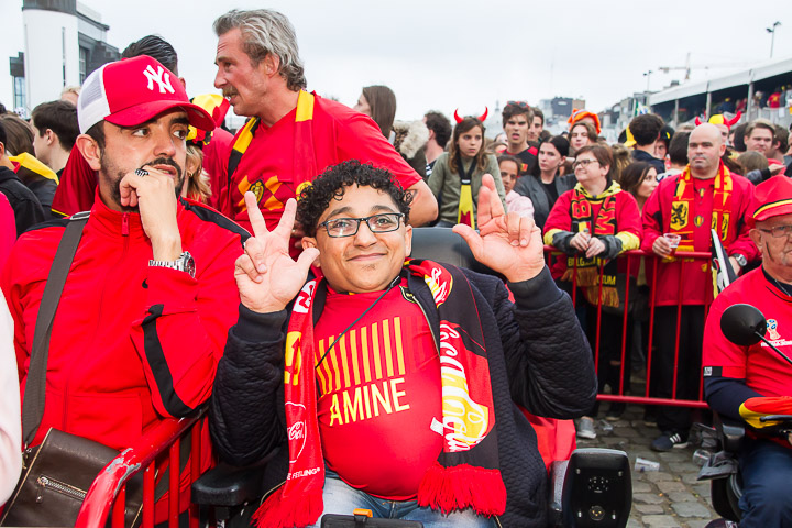 Sfeerbeelden Frankrijk-Belgie @ Huyndai Fan Park Antwerpen, picture 24, photographed by Marc Verdonck - FrontView Magazine