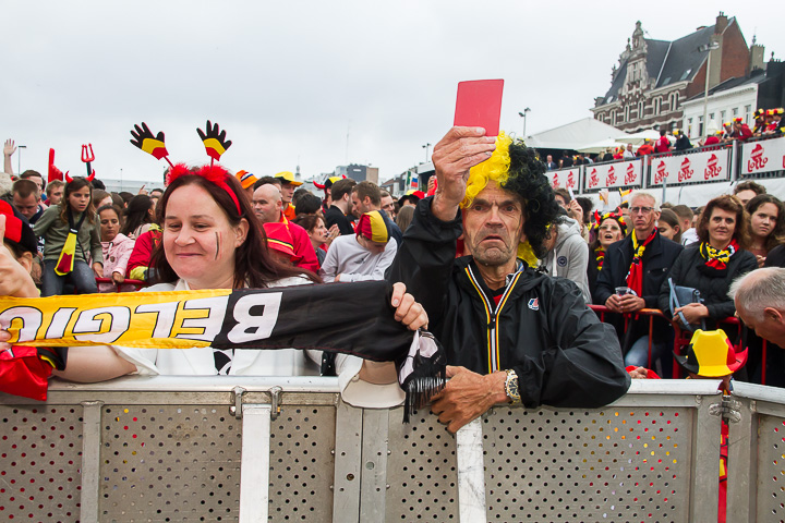 Sfeerbeelden Frankrijk-Belgie @ Huyndai Fan Park Antwerpen, picture 25, photographed by Marc Verdonck - FrontView Magazine