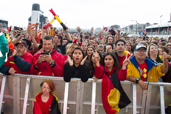 Sfeerbeelden Frankrijk-Belgie @ Huyndai Fan Park Antwerpen, picture 33, photographed by Marc Verdonck - FrontView Magazine