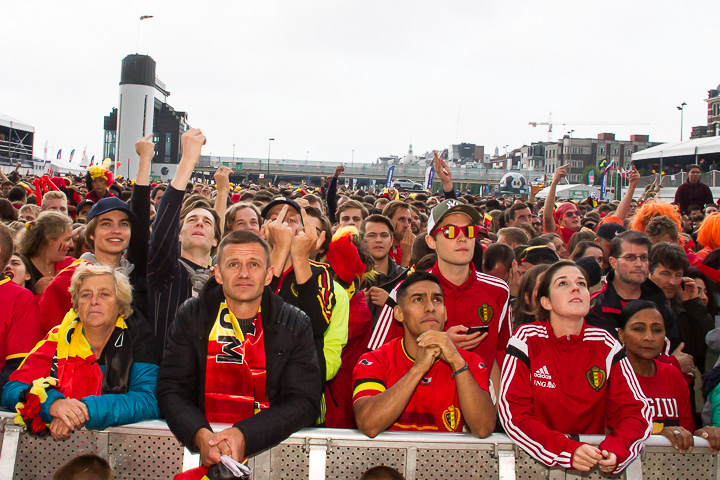 Sfeerbeelden Frankrijk-Belgie @ Huyndai Fan Park Antwerpen, picture 34, photographed by Marc Verdonck - FrontView Magazine