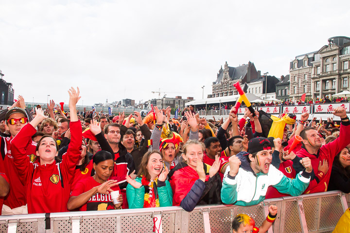 Sfeerbeelden Frankrijk-Belgie @ Huyndai Fan Park Antwerpen, picture 35, photographed by Marc Verdonck - FrontView Magazine