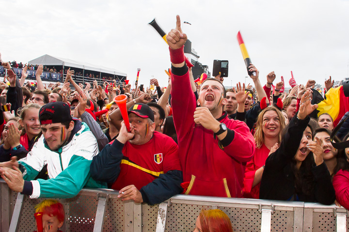 Sfeerbeelden Frankrijk-Belgie @ Huyndai Fan Park Antwerpen, picture 39, photographed by Marc Verdonck - FrontView Magazine