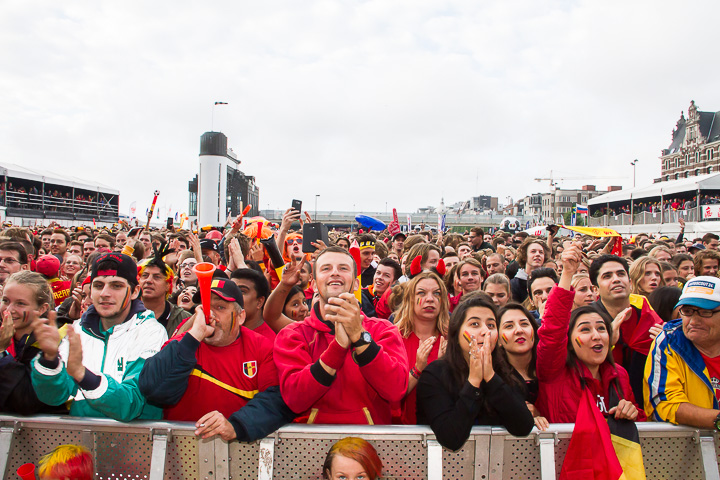 Sfeerbeelden Frankrijk-Belgie @ Huyndai Fan Park Antwerpen, picture 40, photographed by Marc Verdonck - FrontView Magazine
