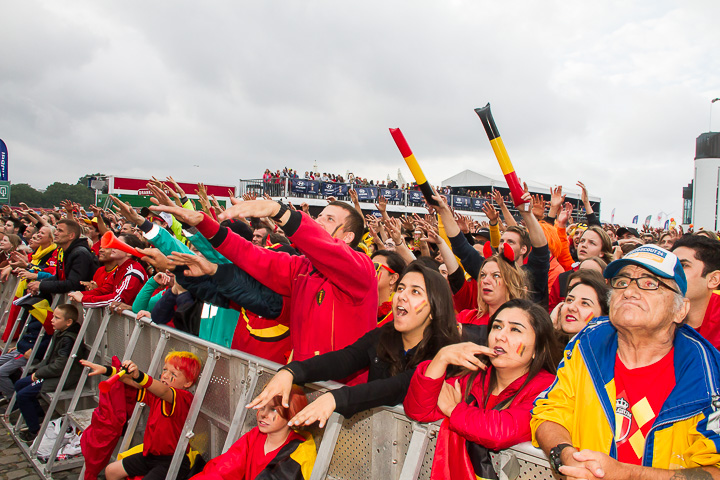 Sfeerbeelden Frankrijk-Belgie @ Huyndai Fan Park Antwerpen, picture 43, photographed by Marc Verdonck - FrontView Magazine