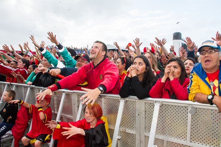 Sfeerbeelden Frankrijk-Belgie @ Huyndai Fan Park Antwerpen, picture 44, photographed by Marc Verdonck - FrontView Magazine