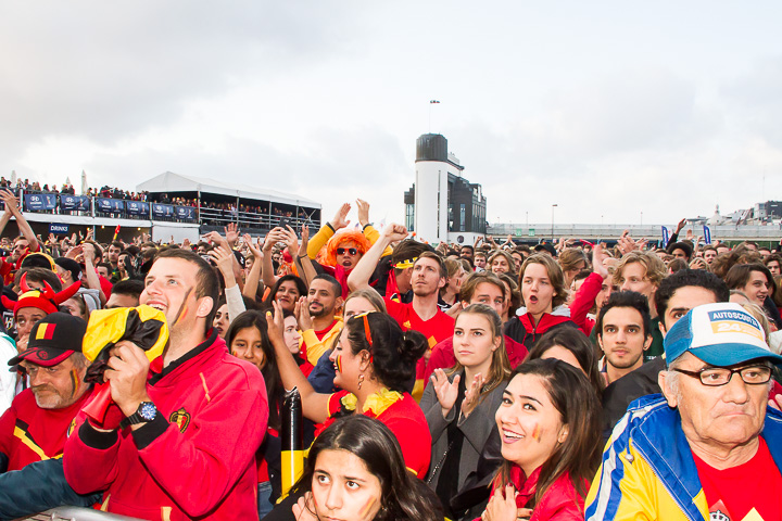 Sfeerbeelden Frankrijk-Belgie @ Huyndai Fan Park Antwerpen, picture 48, photographed by Marc Verdonck - FrontView Magazine