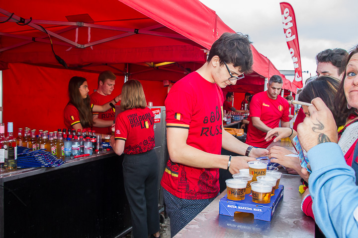 Sfeerbeelden Frankrijk-Belgie @ Huyndai Fan Park Antwerpen, picture 52, photographed by Marc Verdonck - FrontView Magazine