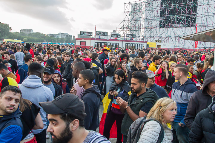 Sfeerbeelden Frankrijk-Belgie @ Huyndai Fan Park Antwerpen, picture 53, photographed by Marc Verdonck - FrontView Magazine