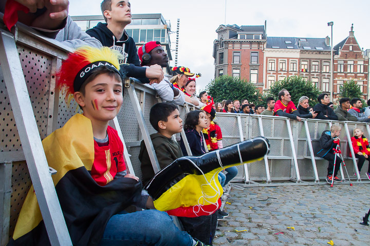 Sfeerbeelden Frankrijk-Belgie @ Huyndai Fan Park Antwerpen, picture 54, photographed by Marc Verdonck - FrontView Magazine