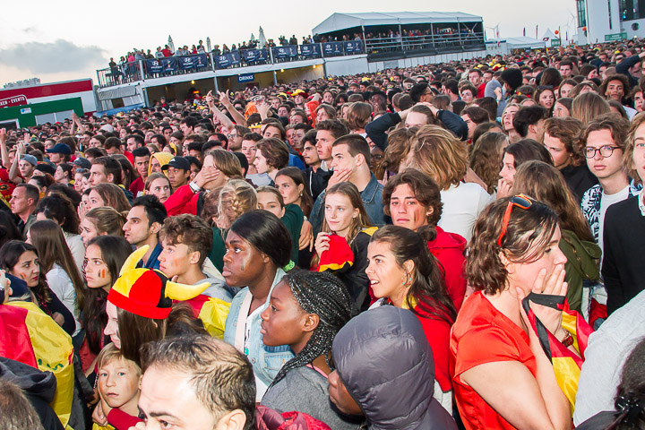 Sfeerbeelden Frankrijk-Belgie @ Huyndai Fan Park Antwerpen, picture 67, photographed by Marc Verdonck - FrontView Magazine