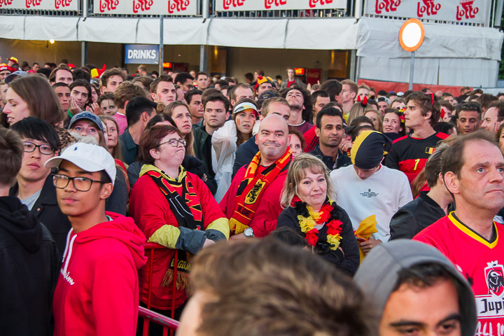 Sfeerbeelden Frankrijk-Belgie @ Huyndai Fan Park Antwerpen, picture 69, photographed by Marc Verdonck - FrontView Magazine