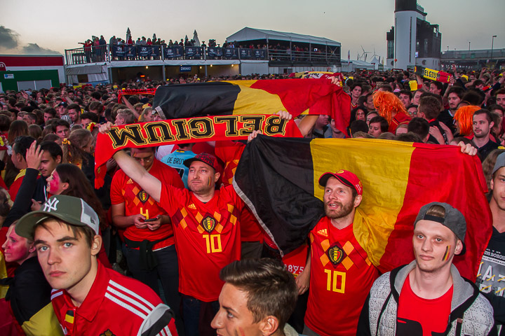 Sfeerbeelden Frankrijk-Belgie @ Huyndai Fan Park Antwerpen, picture 73, photographed by Marc Verdonck - FrontView Magazine