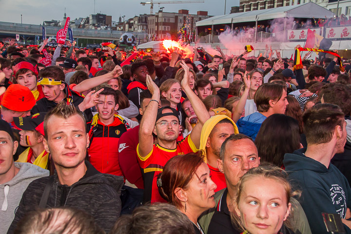Sfeerbeelden Frankrijk-Belgie @ Huyndai Fan Park Antwerpen, picture 75, photographed by Marc Verdonck - FrontView Magazine