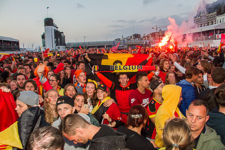 Sfeerbeelden Frankrijk-Belgie @ Huyndai Fan Park Antwerpen, picture 76, photographed by Marc Verdonck - FrontView Magazine