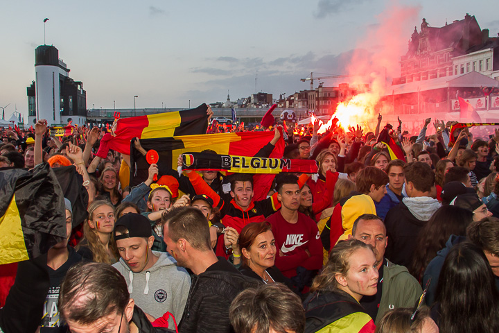 Sfeerbeelden Frankrijk-Belgie @ Huyndai Fan Park Antwerpen, picture 77, photographed by Marc Verdonck - FrontView Magazine