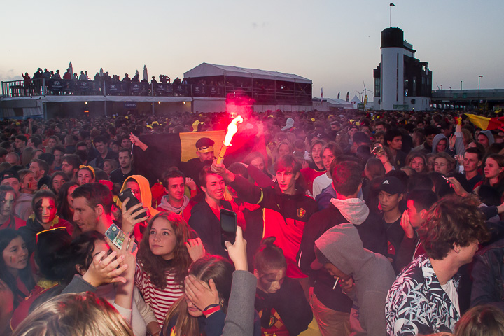 Sfeerbeelden Frankrijk-Belgie @ Huyndai Fan Park Antwerpen, picture 86, photographed by Marc Verdonck - FrontView Magazine