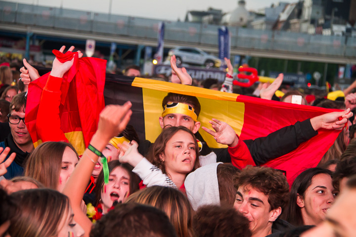 Sfeerbeelden Frankrijk-Belgie @ Huyndai Fan Park Antwerpen, picture 91, photographed by Marc Verdonck - FrontView Magazine