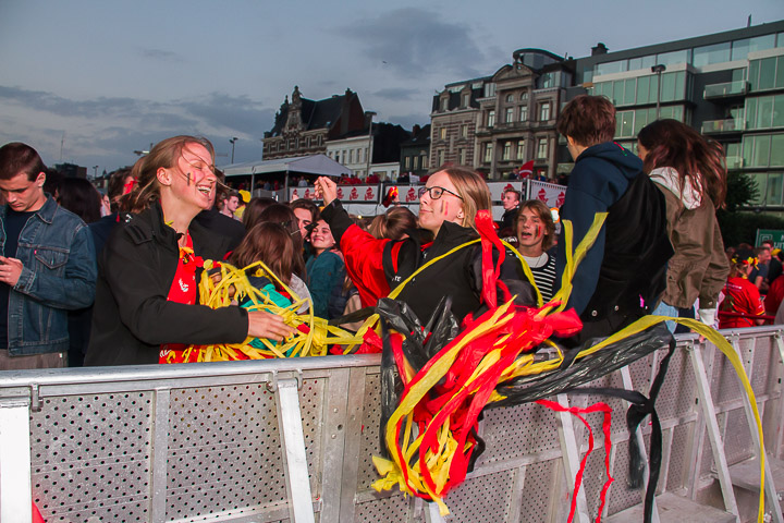 Sfeerbeelden Frankrijk-Belgie @ Huyndai Fan Park Antwerpen, picture 92, photographed by Marc Verdonck - FrontView Magazine