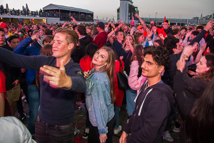 Sfeerbeelden Frankrijk-Belgie @ Huyndai Fan Park Antwerpen, picture 94, photographed by Marc Verdonck - FrontView Magazine