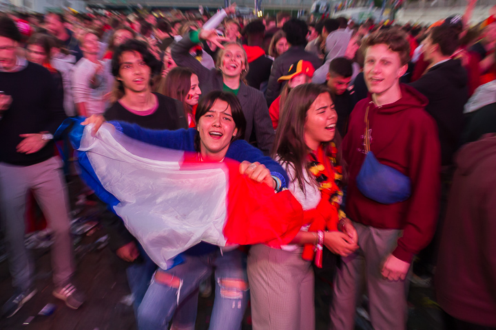 Sfeerbeelden Frankrijk-Belgie @ Huyndai Fan Park Antwerpen, picture 95, photographed by Marc Verdonck - FrontView Magazine