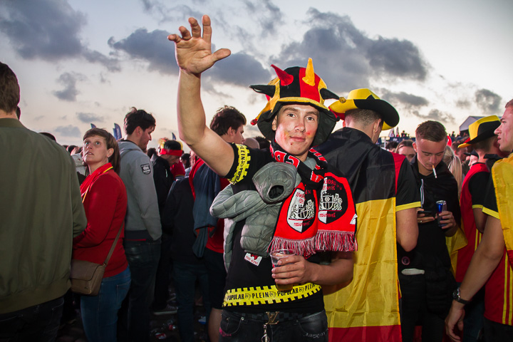 Sfeerbeelden Frankrijk-Belgie @ Huyndai Fan Park Antwerpen, picture 97, photographed by Marc Verdonck - FrontView Magazine