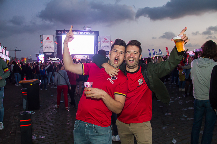 Sfeerbeelden Frankrijk-Belgie @ Huyndai Fan Park Antwerpen, picture 103, photographed by Marc Verdonck - FrontView Magazine