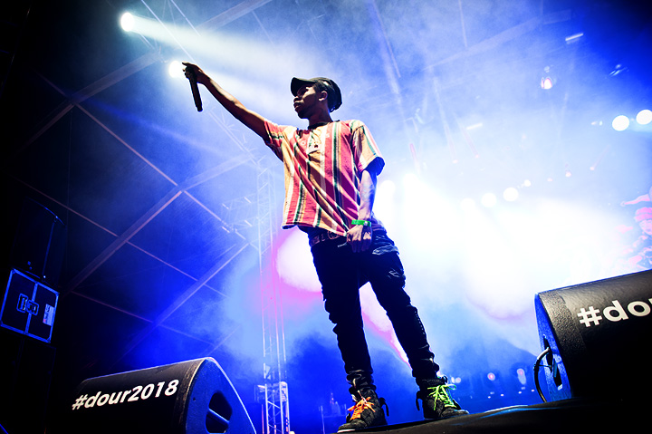 Lil Xan @ Dour Festival 2018, picture 2, photographed by Magali Decamps - FrontView Magazine