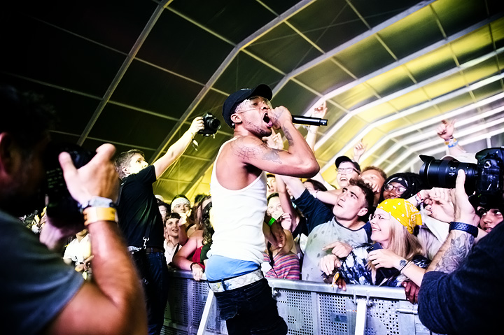 Lil Xan @ Dour Festival 2018, picture 3, photographed by Magali Decamps - FrontView Magazine