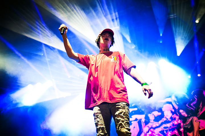 Lil Xan @ Dour Festival 2018, picture 4, photographed by Magali Decamps - FrontView Magazine