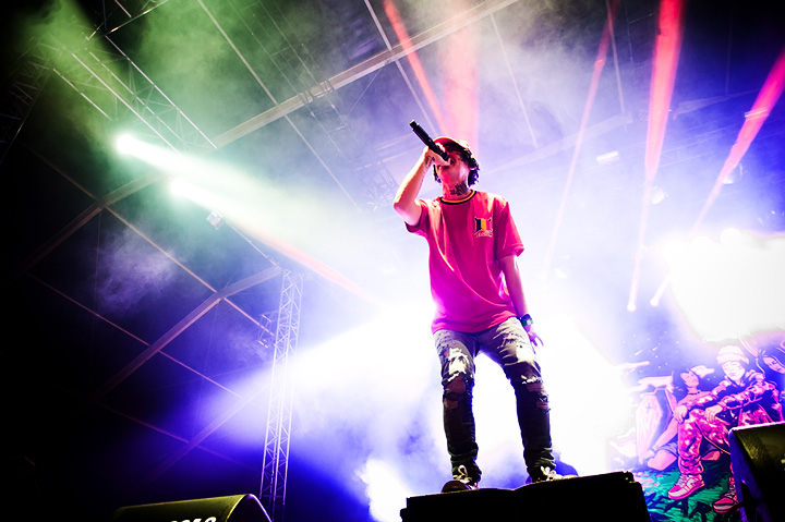 Lil Xan @ Dour Festival 2018, picture 6, photographed by Magali Decamps - FrontView Magazine
