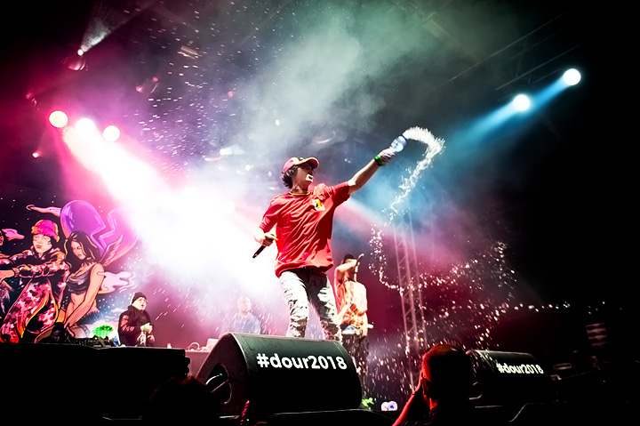 Lil Xan @ Dour Festival 2018, picture 7, photographed by Magali Decamps - FrontView Magazine