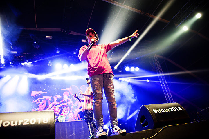 Lil Xan @ Dour Festival 2018, picture 8, photographed by Magali Decamps - FrontView Magazine