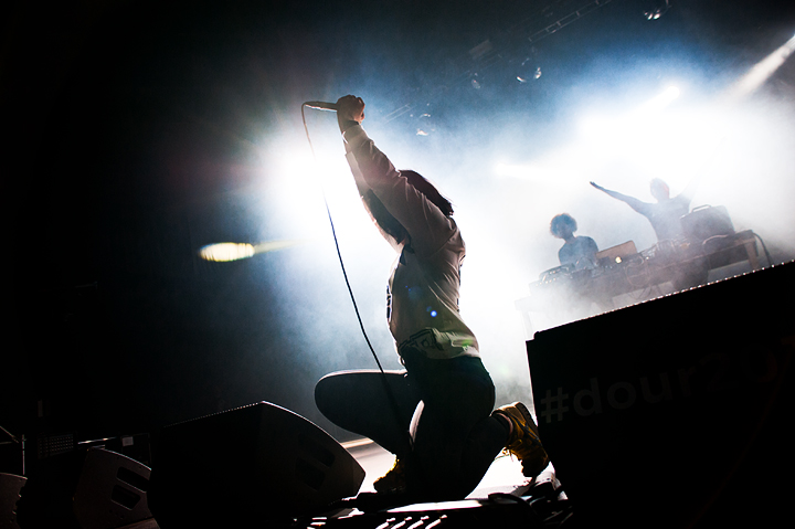 Atari Teenage Riot @ Dour Festival 2018, picture 3, photographed by Magali Decamps - FrontView Magazine