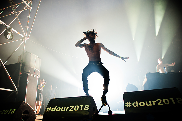 SCARLXRD @ Dour Festival 2018, picture 4, photographed by Magali Decamps - FrontView Magazine