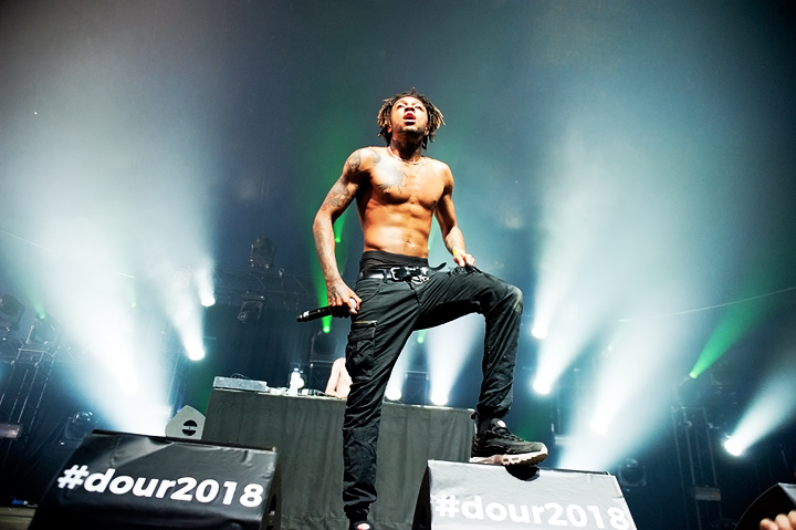 SCARLXRD @ Dour Festival 2018, picture 8, photographed by Magali Decamps - FrontView Magazine