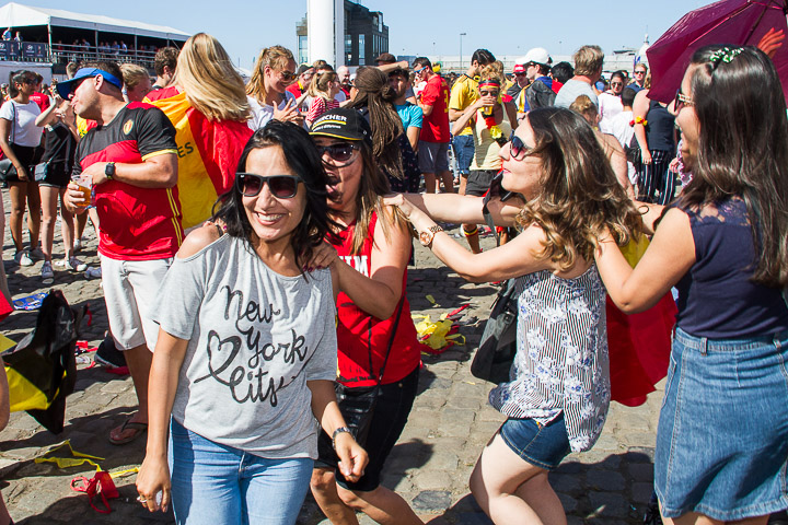 Sfeerbeelden Belgie-Engeland @ Huyndai Fan Park Antwerpen, foto 5, foto's door Marc Verdonck - FrontView Magazine
