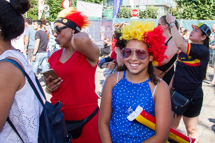 Sfeerbeelden Belgie-Engeland @ Huyndai Fan Park Antwerpen, foto 9, foto's door Marc Verdonck - FrontView Magazine