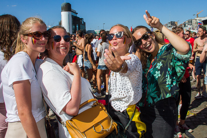 Sfeerbeelden Belgie-Engeland @ Huyndai Fan Park Antwerpen, foto 10, foto's door Marc Verdonck - FrontView Magazine