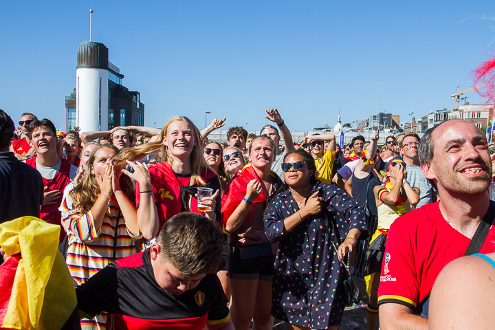 Sfeerbeelden Belgie-Engeland @ Huyndai Fan Park Antwerpen, foto 12, foto's door Marc Verdonck - FrontView Magazine