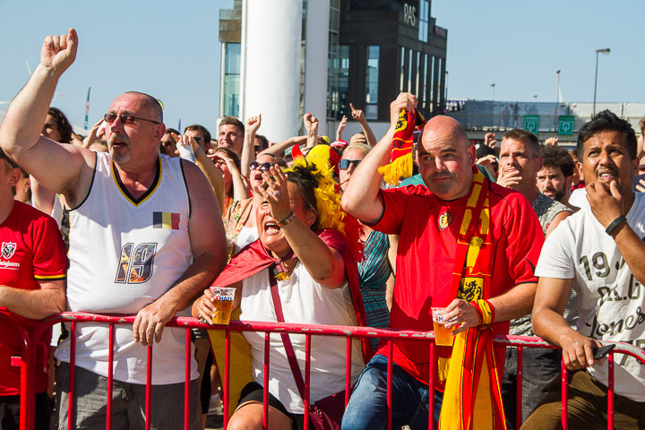 Sfeerbeelden Belgie-Engeland @ Huyndai Fan Park Antwerpen, foto 14, foto's door Marc Verdonck - FrontView Magazine