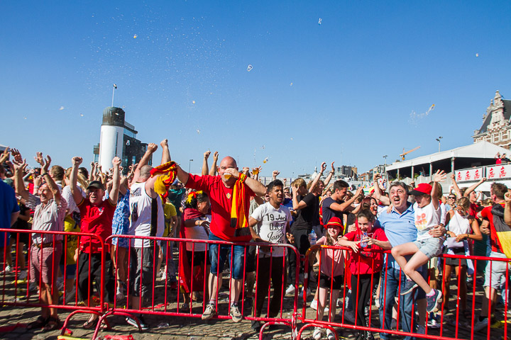 Sfeerbeelden Belgie-Engeland @ Huyndai Fan Park Antwerpen, foto 16, foto's door Marc Verdonck - FrontView Magazine