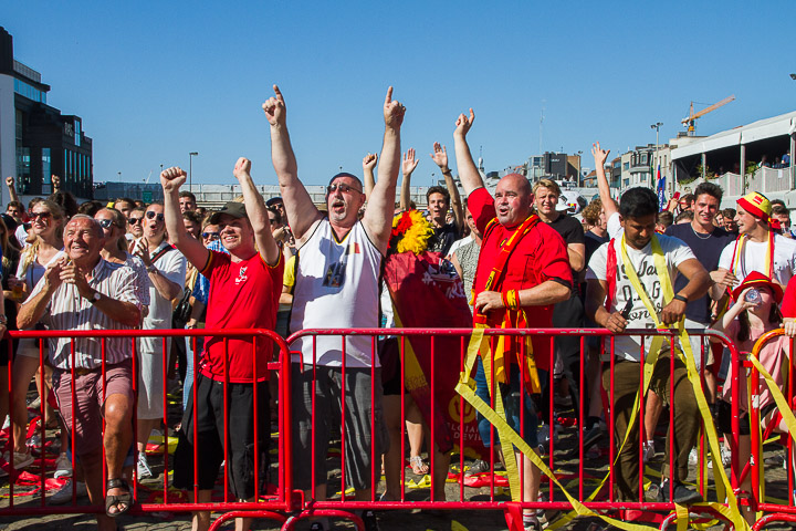 Sfeerbeelden Belgie-Engeland @ Huyndai Fan Park Antwerpen, foto 23, foto's door Marc Verdonck - FrontView Magazine
