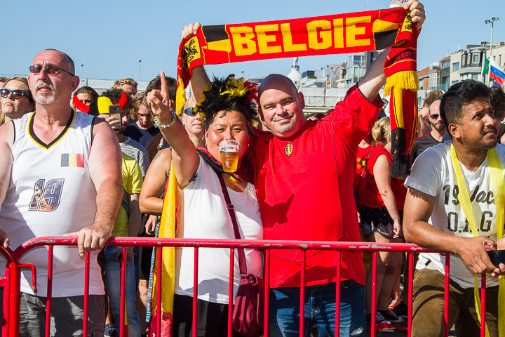 Sfeerbeelden Belgie-Engeland @ Huyndai Fan Park Antwerpen, foto 25, foto's door Marc Verdonck - FrontView Magazine