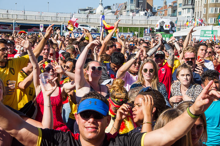 Sfeerbeelden Belgie-Engeland @ Huyndai Fan Park Antwerpen, foto 30, foto's door Marc Verdonck - FrontView Magazine