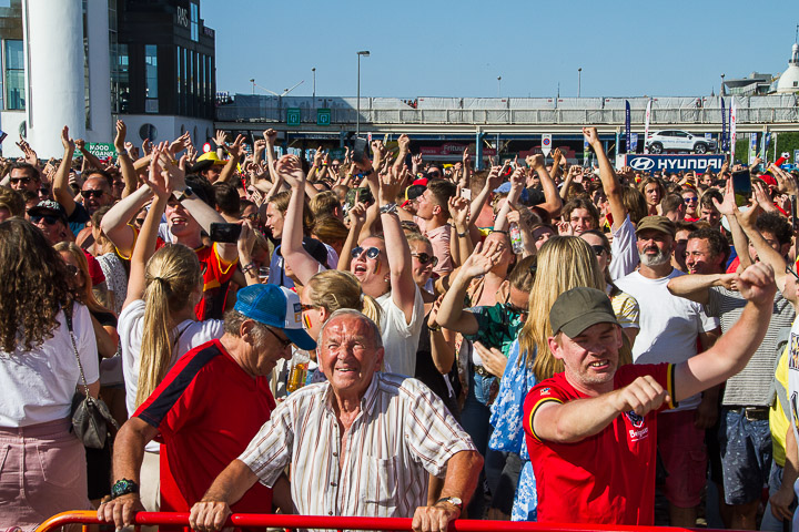 Sfeerbeelden Belgie-Engeland @ Huyndai Fan Park Antwerpen, foto 32, foto's door Marc Verdonck - FrontView Magazine