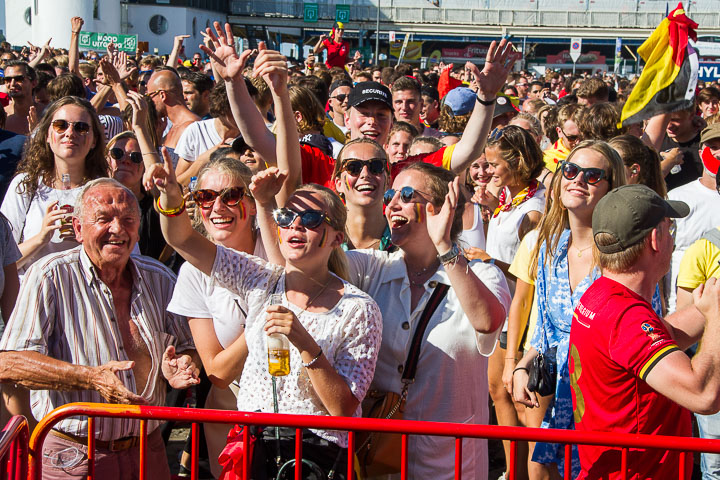 Sfeerbeelden Belgie-Engeland @ Huyndai Fan Park Antwerpen, foto 34, foto's door Marc Verdonck - FrontView Magazine
