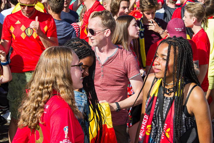 Sfeerbeelden Belgie-Engeland @ Huyndai Fan Park Antwerpen, foto 36, foto's door Marc Verdonck - FrontView Magazine