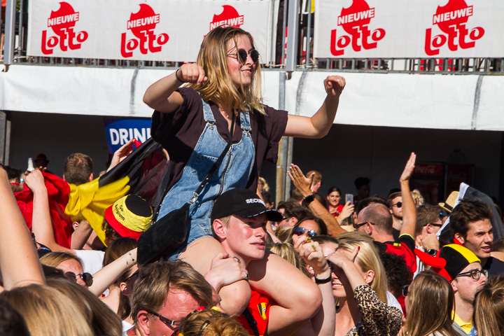 Sfeerbeelden Belgie-Engeland @ Huyndai Fan Park Antwerpen, foto 37, foto's door Marc Verdonck - FrontView Magazine